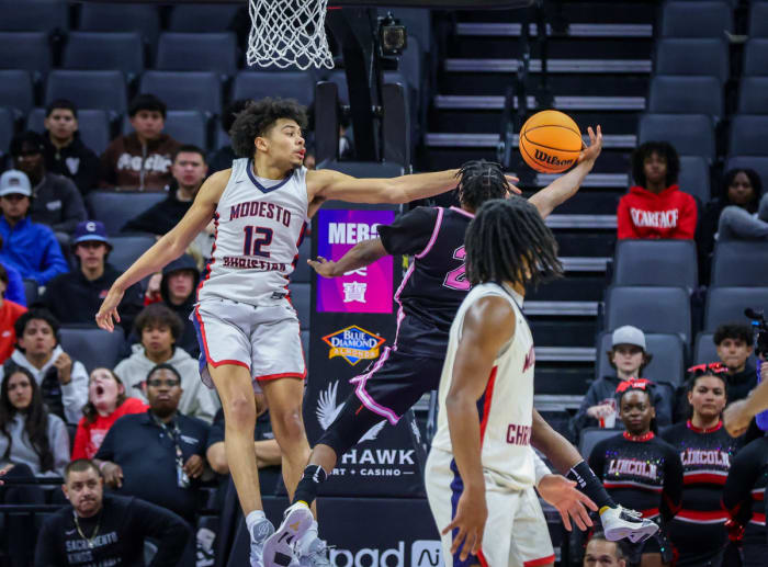 Modesto Christian 68, Lincoln 63 2024 SJS D1 title game 2 by Ralph Thompson 2-21-2024022120245